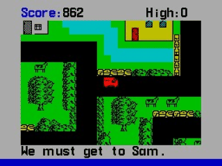 Postman Pat screenshot 4 for ZX Spectrum